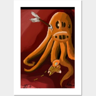 octopus Posters and Art